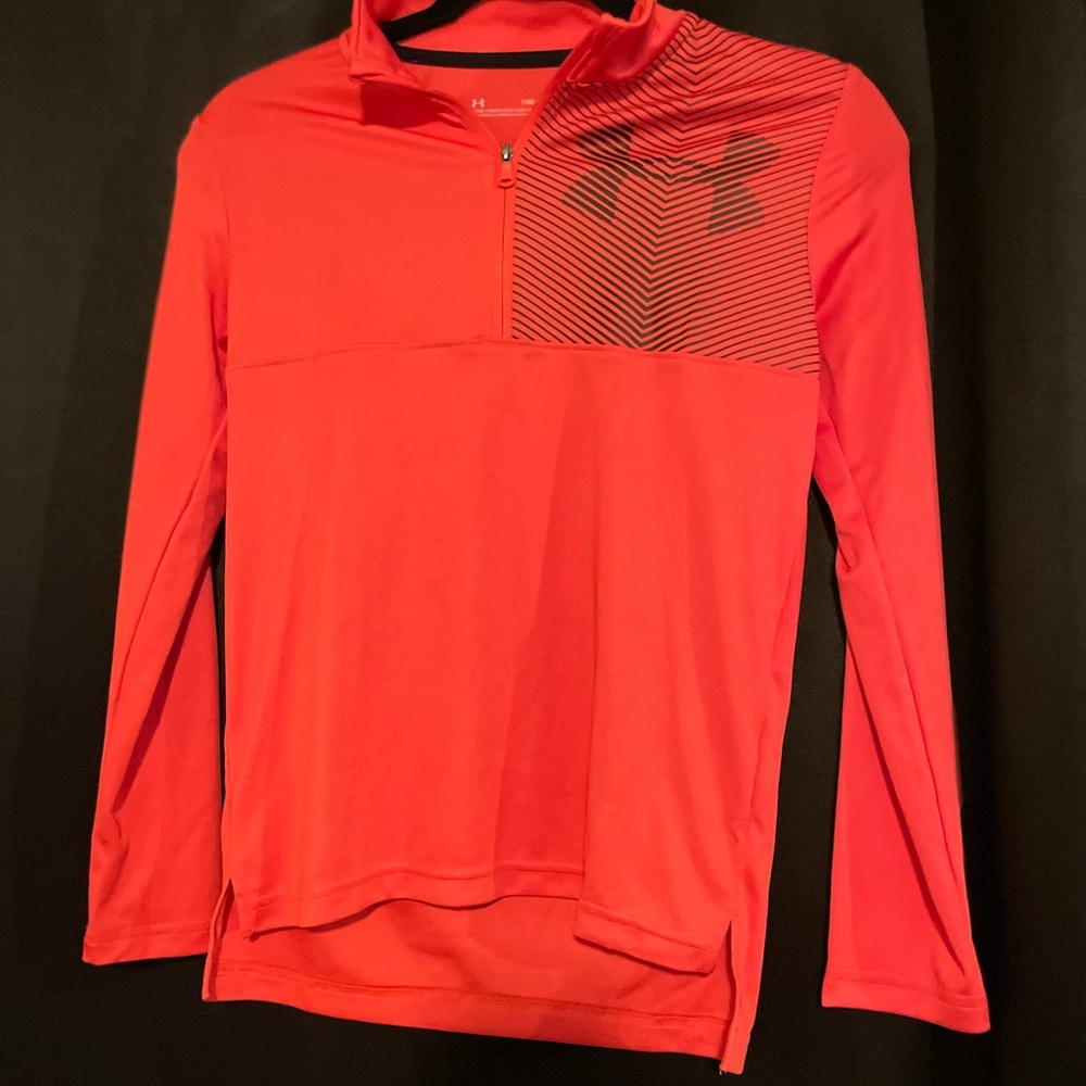 Under Armour Red Quarter-Zip Pullover